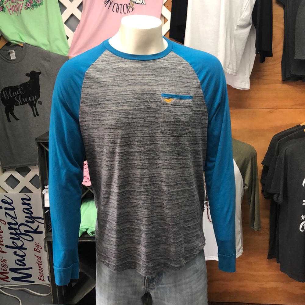 Hollister Long Sleeve Pocket Shirt